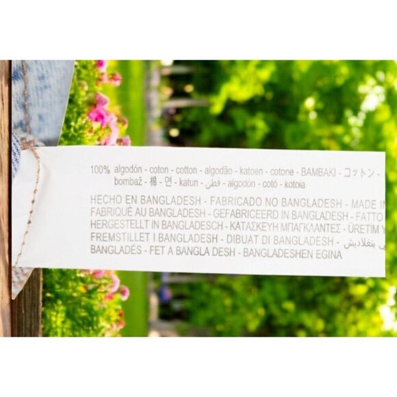 Zara Kids Cropped Jean Top Size 10-11 Yrs - Picture 7 of 8